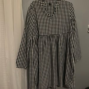 Emery Rose Gingham Tunic Dress